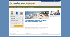 Desktop Screenshot of grandstrandonline.reservemyrtlebeach.com