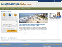 Tablet Screenshot of grandstrandonline.reservemyrtlebeach.com