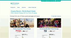 Desktop Screenshot of oceanaresorts.reservemyrtlebeach.com